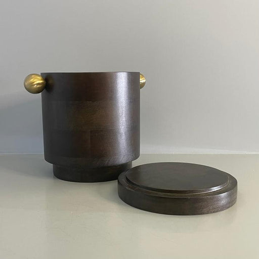 Buy Decor Objects - Selective Edition - Mango Wood and Metal Mȯrf Box For Desk Decor & Storage by Objects In Space on IKIRU online store