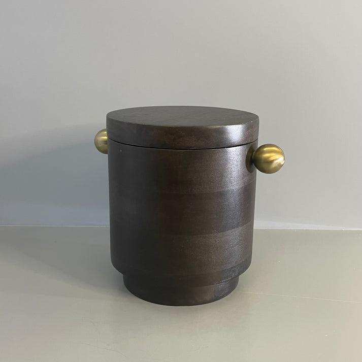 Buy Decor Objects - Selective Edition - Mango Wood and Metal Mȯrf Box For Desk Decor & Storage by Objects In Space on IKIRU online store