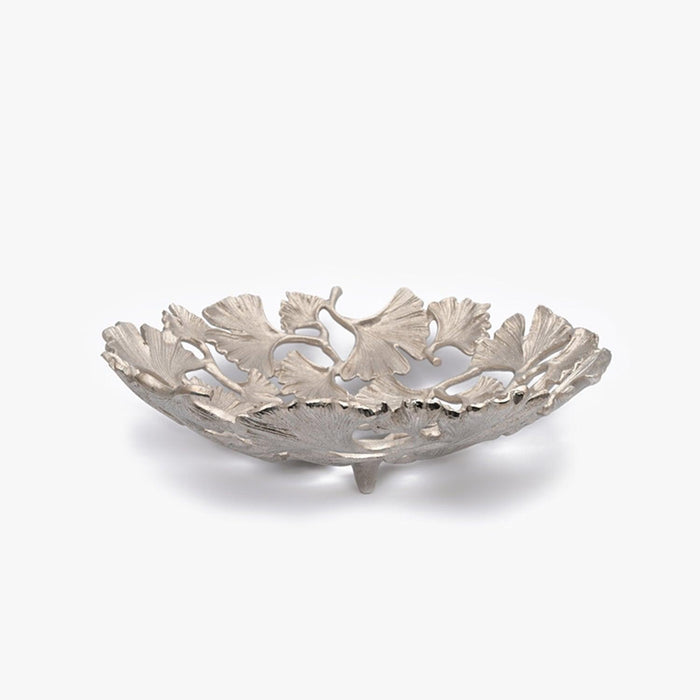 Buy Decor Objects - Silver Entangled Leaf Artifact Showpiece For Living Room Decoration by Casa decor on IKIRU online store