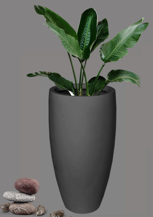 Buy - Decorative Fiberglass Floor Planter | Plant & Flower Pot For Home Decor by Lloka on IKIRU online store