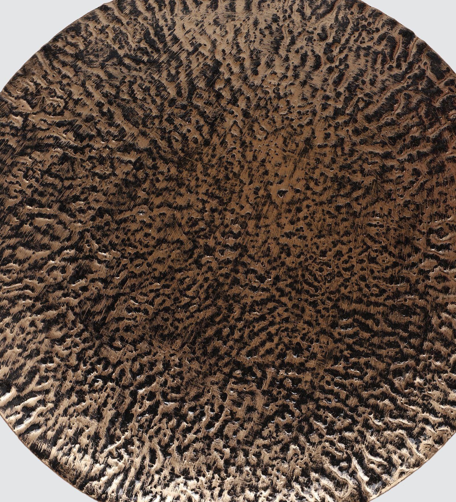 Buy Decorative Wall Plates - Black & Gold 3 Piece Hammered Wall Art | Decorative Showpiece For Decor by Amaya Decors on IKIRU online store