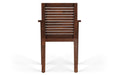 Buy Dining Chair - Alfresco Minimal Wooden Outdoor Arm Chair For Home & Balcony by Orange Tree on IKIRU online store