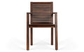 Buy Dining Chair - Alfresco Minimal Wooden Outdoor Arm Chair For Home & Balcony by Orange Tree on IKIRU online store