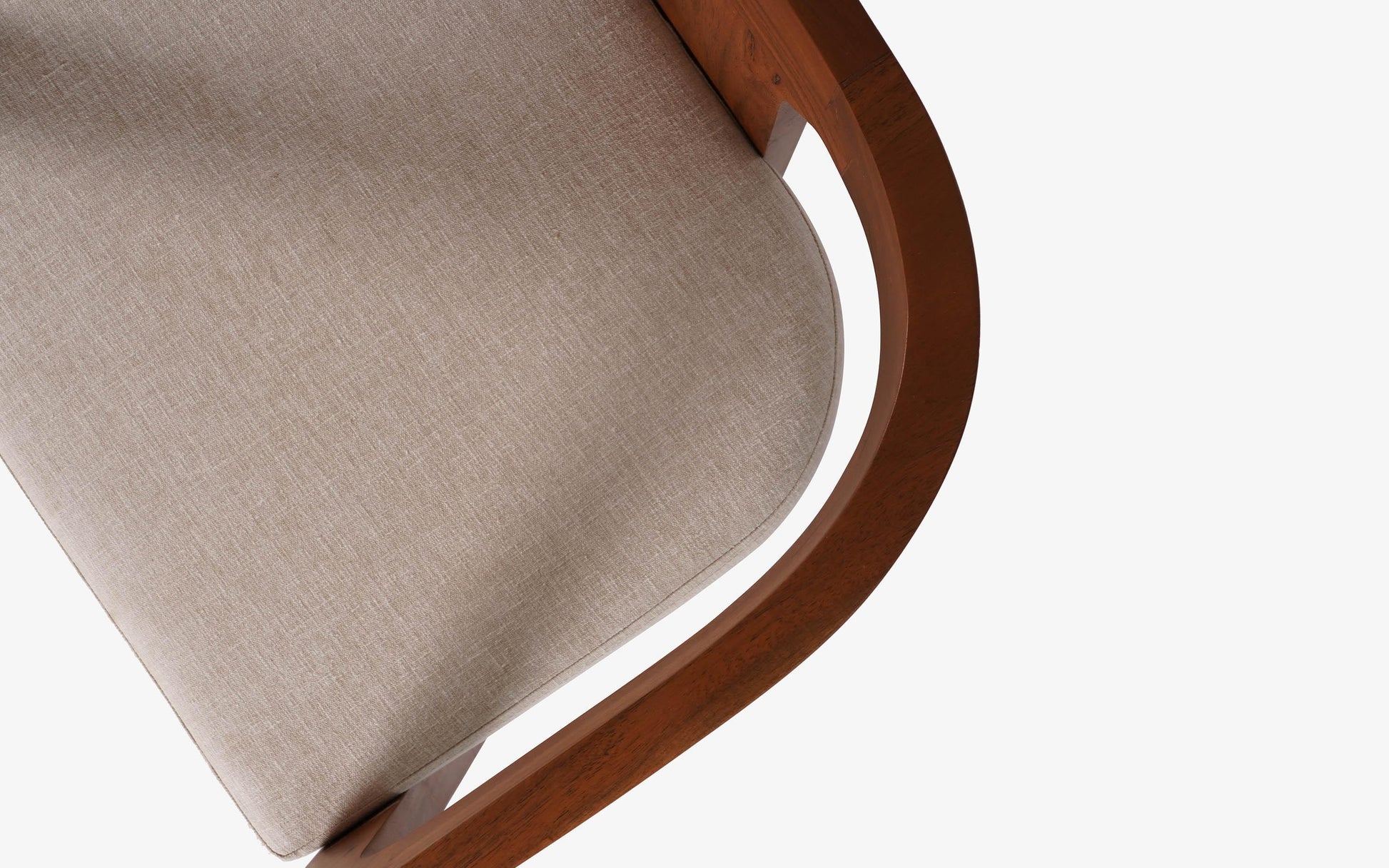 Buy Dining Chair - Attica Wooden Dining Chair With Armrest | Minimal Living Room Chair For Home by Orange Tree on IKIRU online store