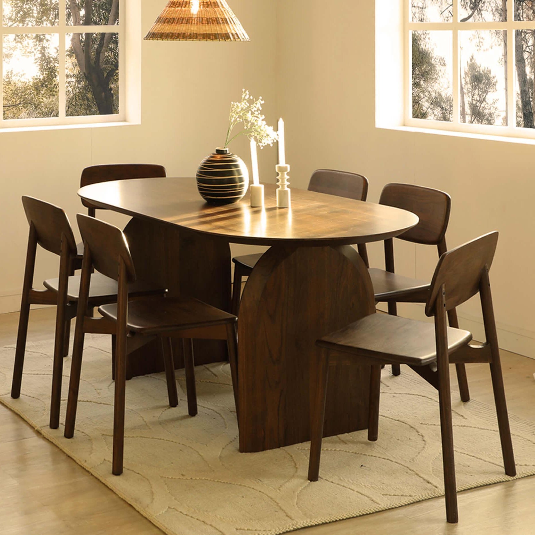 Buy Dining Chair - Emiko Wooden Dining Chair | Simple Multipurpose Chair For Home Or Office by Orange Tree on IKIRU online store