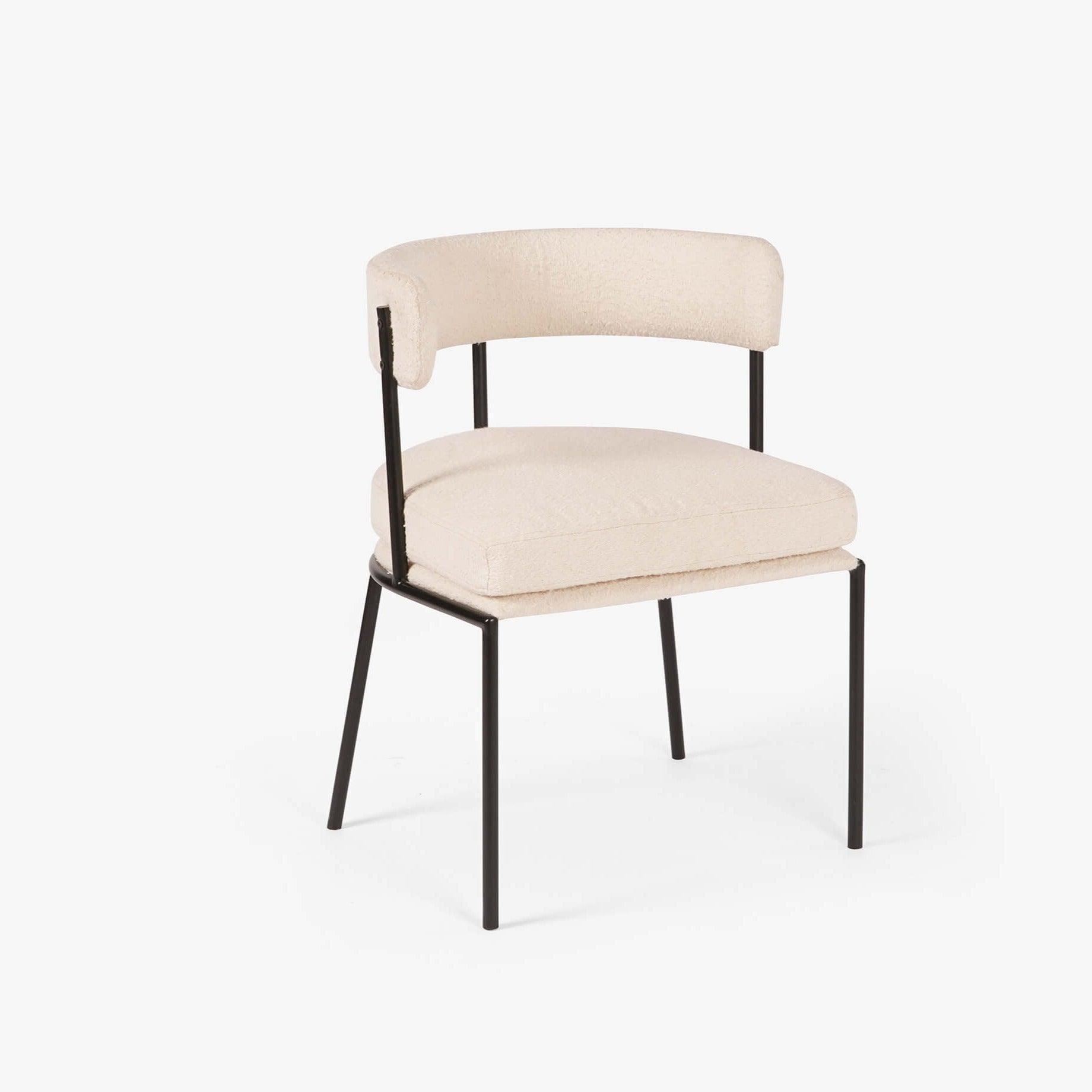 Buy Dining Chair - Modern Stylish Dining Chair | Steel & Upholstery Multipurpose Chair For Home by Orange Tree on IKIRU online store