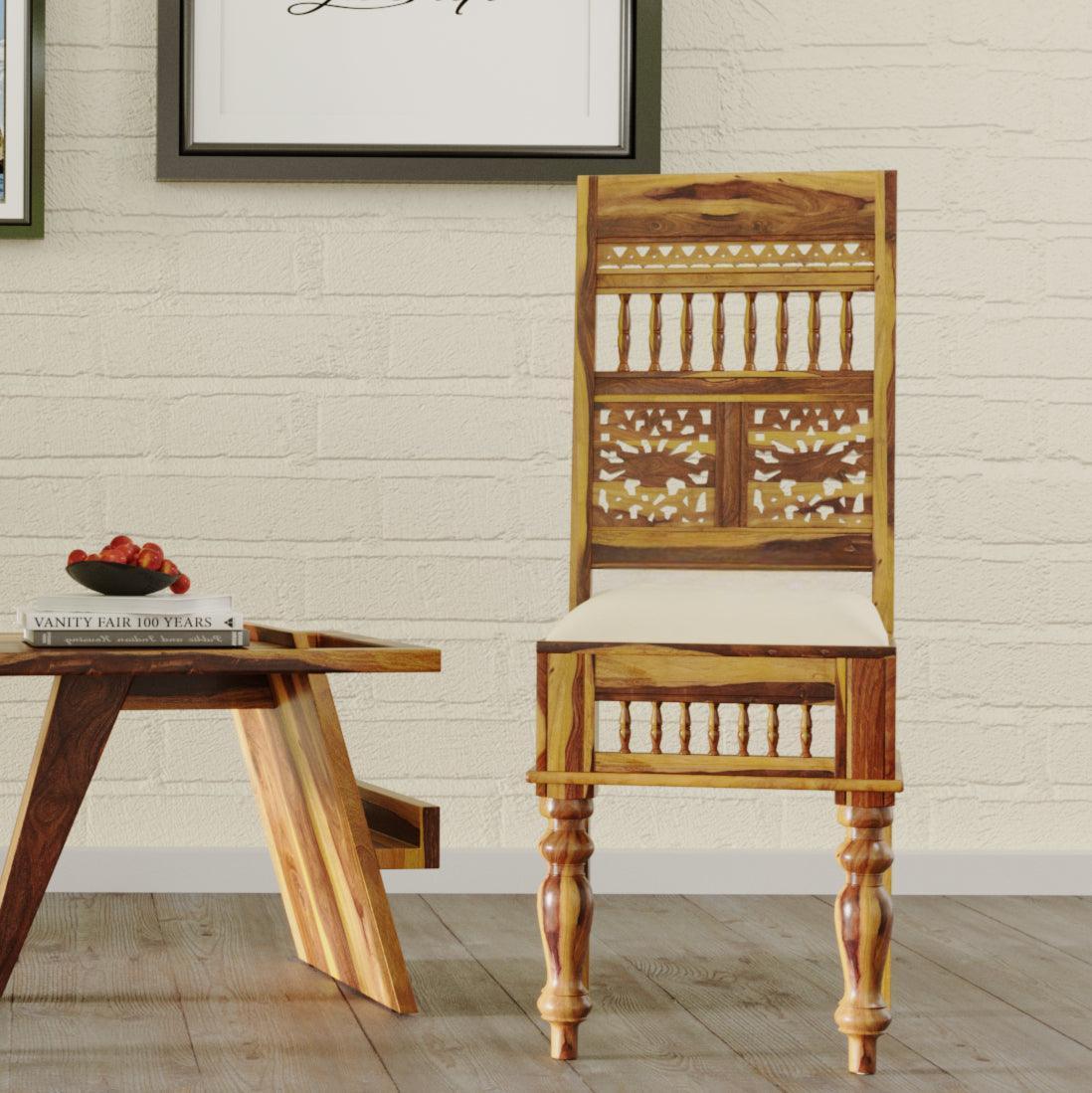 Buy Dining Chair - Rinika Dining Chair - Set of 2 by Wooden Mood on IKIRU online store