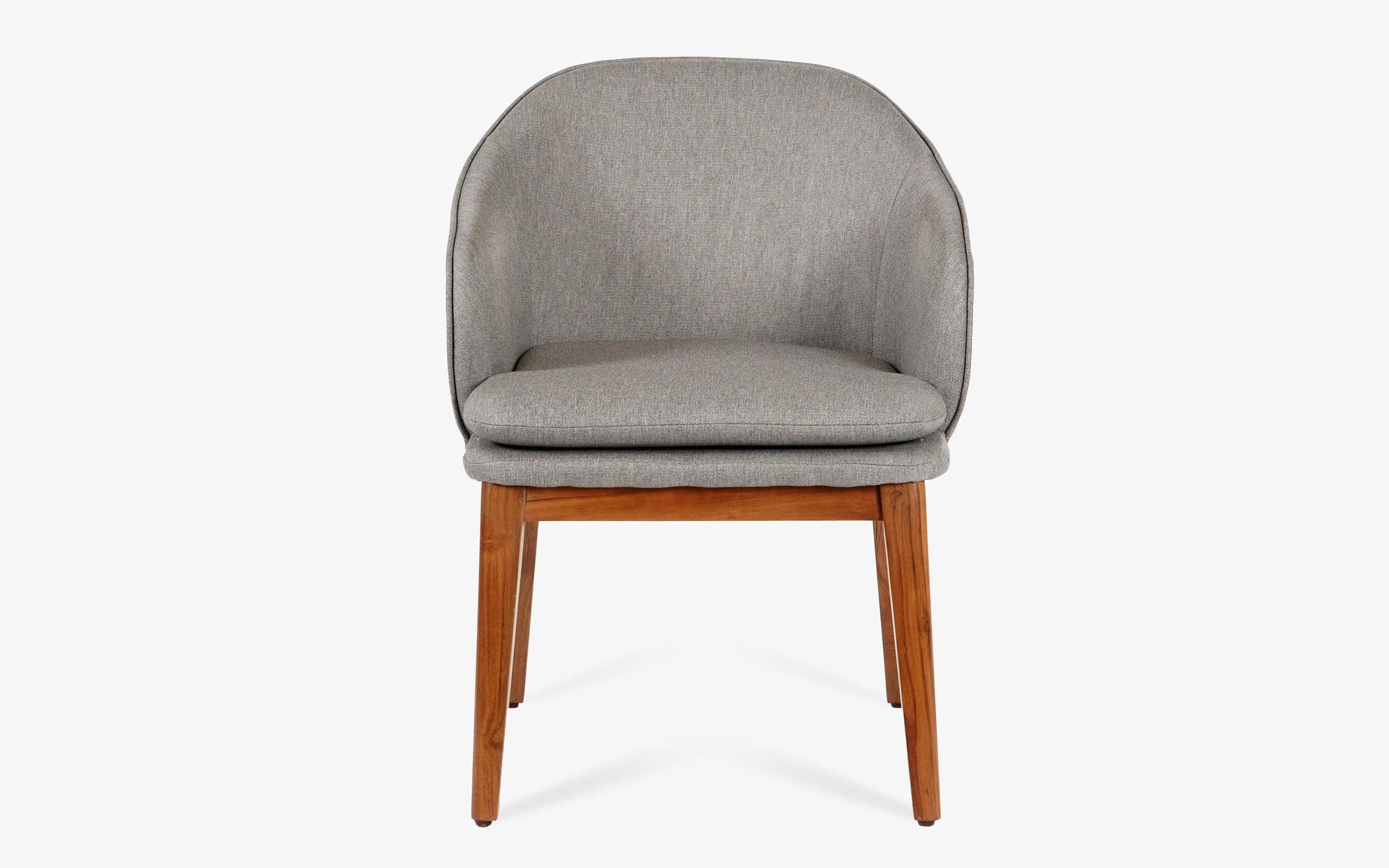 Buy Dining Chair - Wayane Grey Dining Chair With Arms For Home by Orange Tree on IKIRU online store