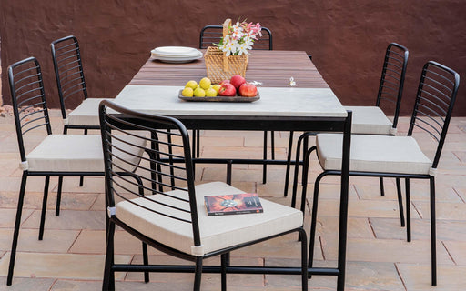 Buy Dining Furniture Set - Covent Garden Outdoor Dining Table With 6 Chairs by Orange Tree on IKIRU online store