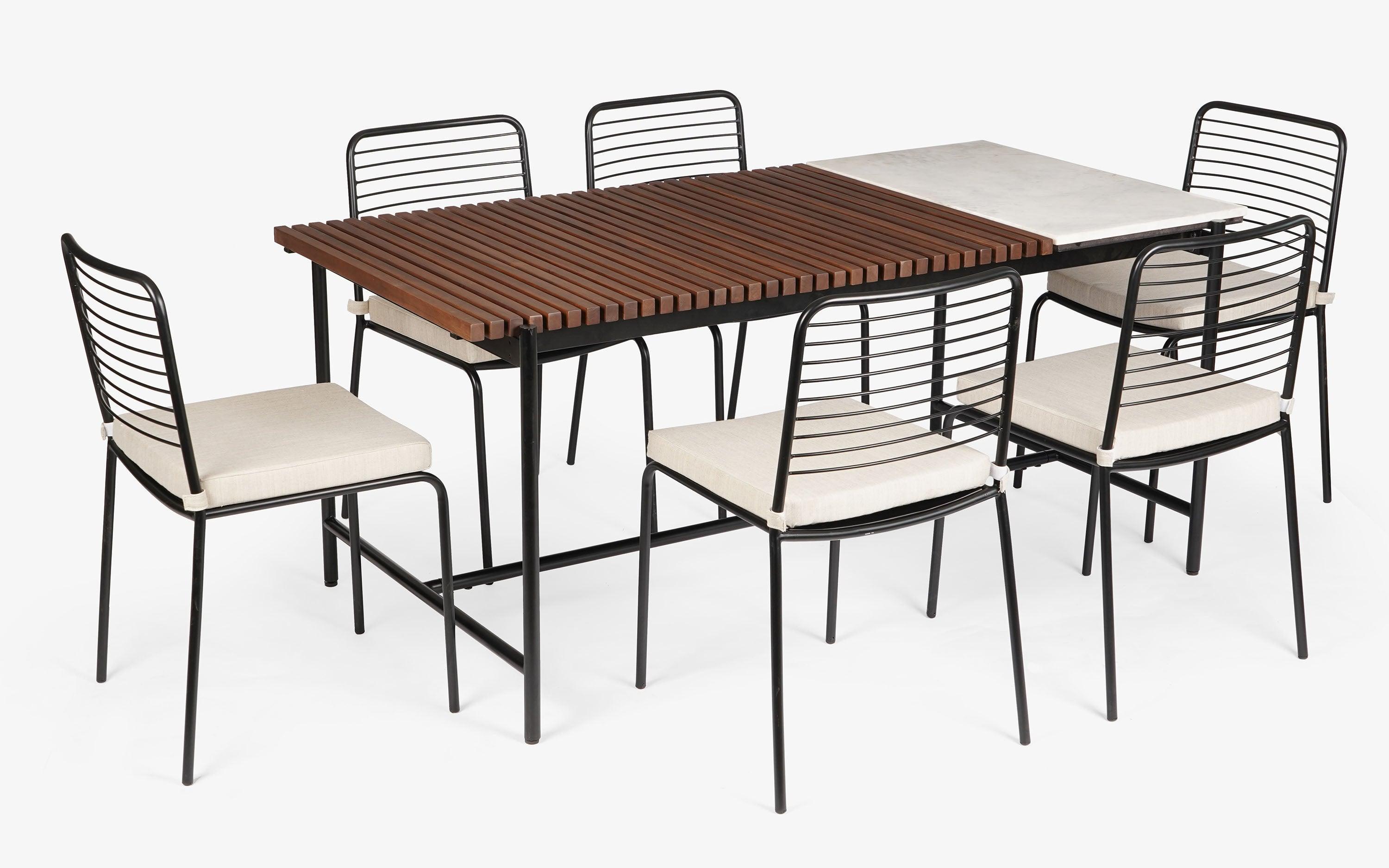 Buy Dining Furniture Set - Covent Garden Outdoor Dining Table With 6 Chairs by Orange Tree on IKIRU online store