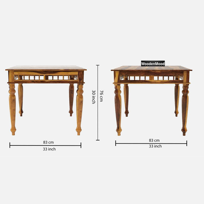 Buy Dining Furniture Set - Rinika 4 Seater Dining Set by Wooden Mood on IKIRU online store