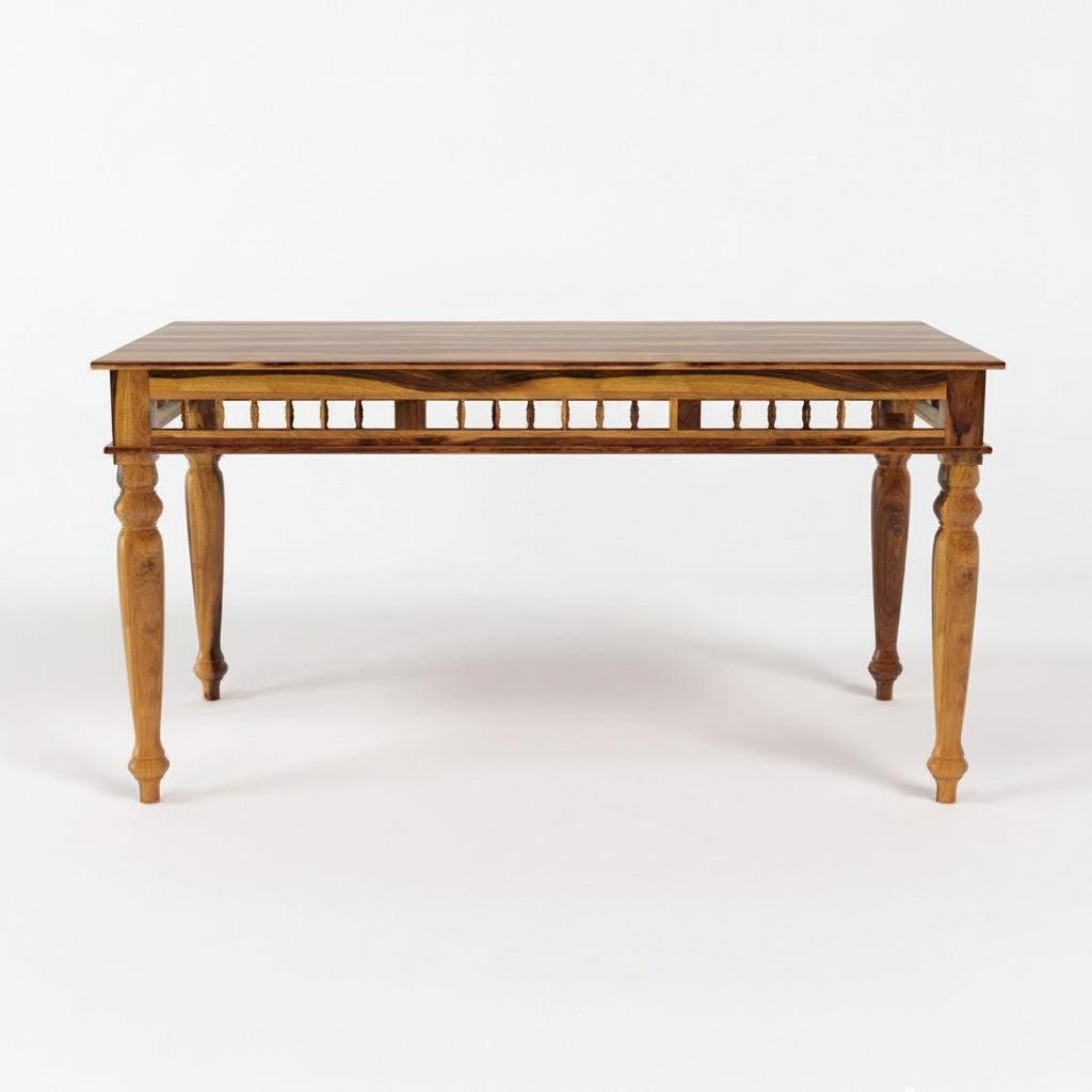 Buy Dining Furniture Set - Rinika Six Seater Dining Set with Bench by Wooden Mood on IKIRU online store