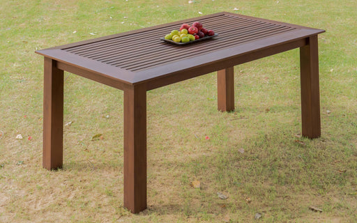 Buy Dining Table - Alfresco Wooden Outdoor Dining Table | Teapoy For Home & Living Room by Orange Tree on IKIRU online store