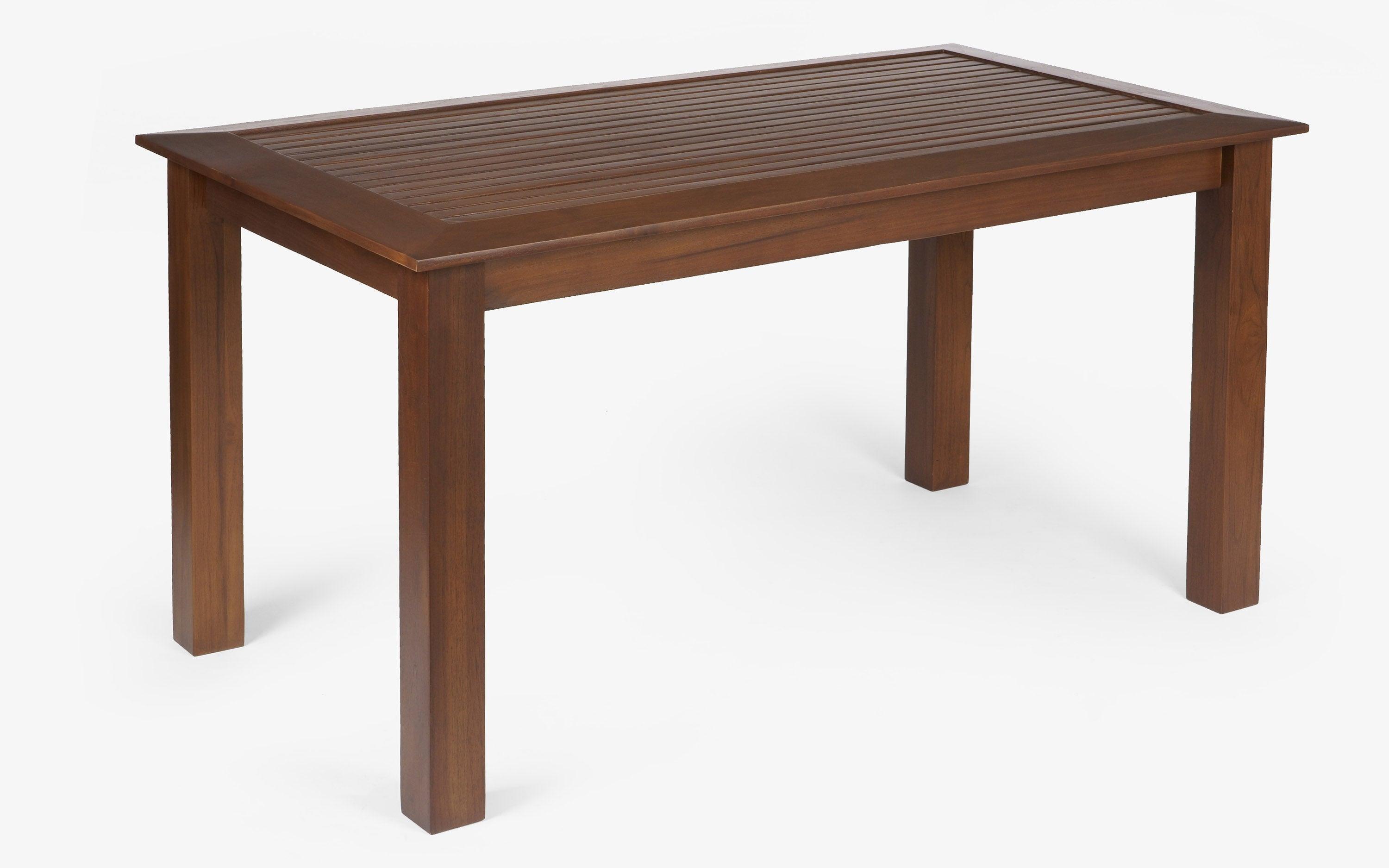 Buy Dining Table - Alfresco Wooden Outdoor Dining Table | Teapoy For Home & Living Room by Orange Tree on IKIRU online store