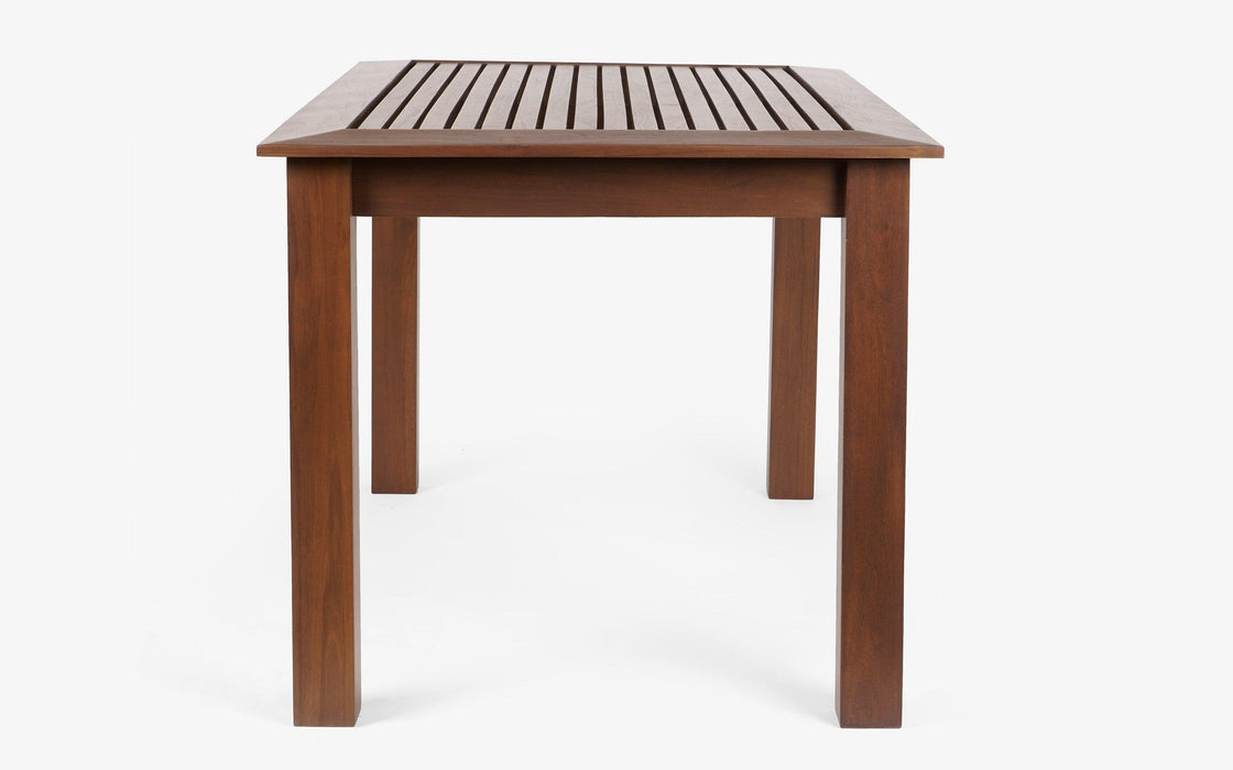 Buy Dining Table - Alfresco Wooden Outdoor Dining Table | Teapoy For Home & Living Room by Orange Tree on IKIRU online store