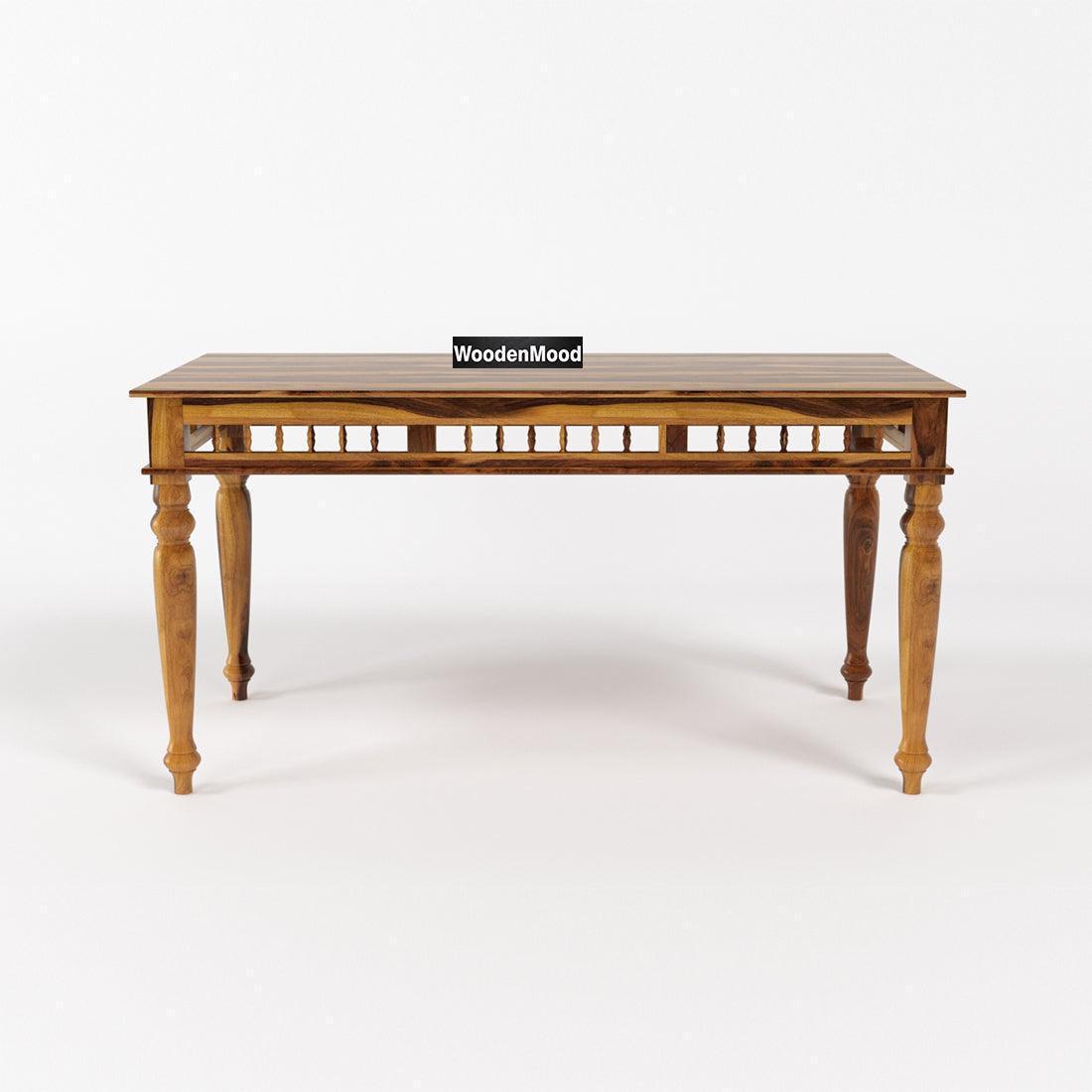 Buy Dining Table - Rinika Six Seater Dining Table by Wooden Mood on IKIRU online store