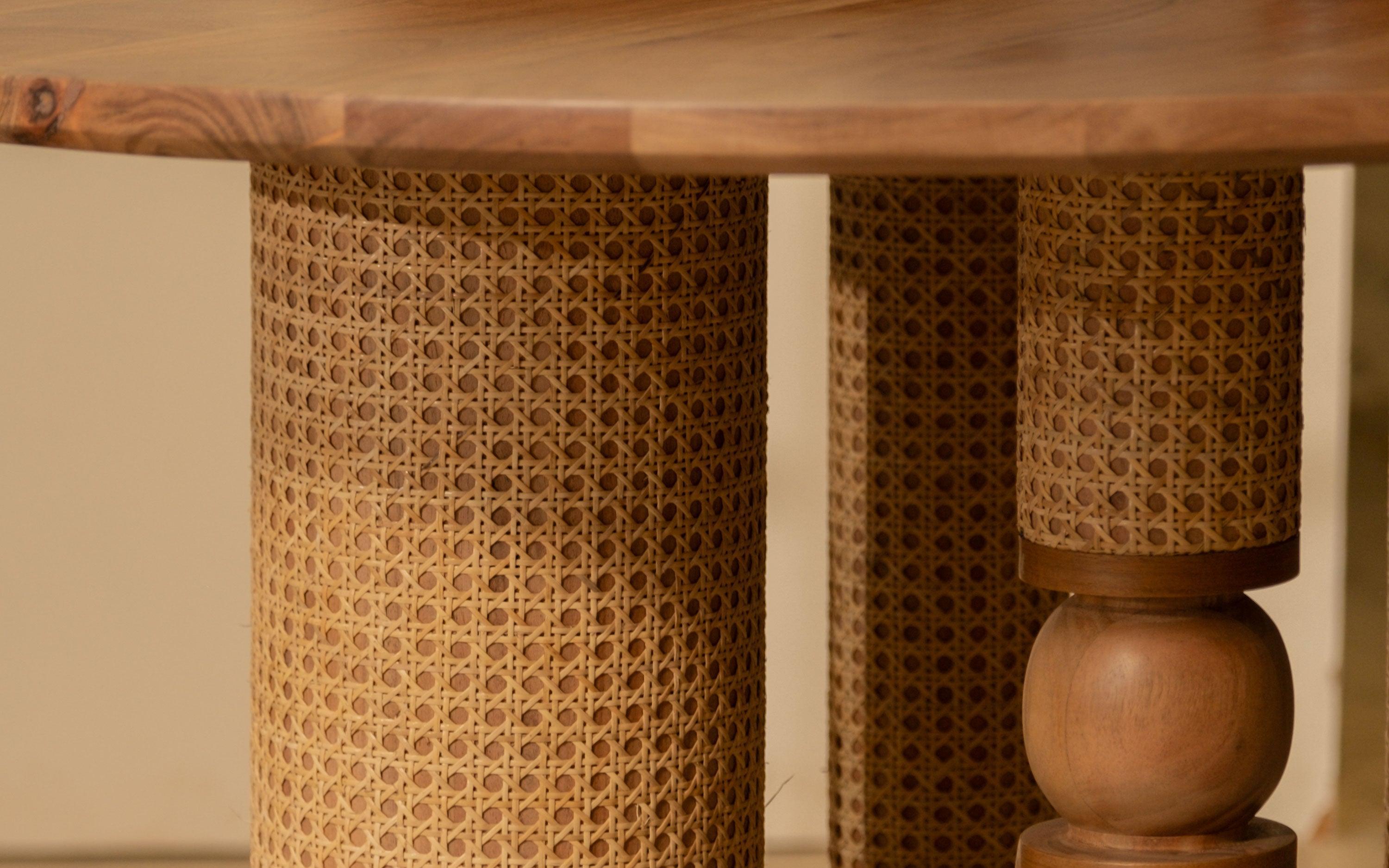 Buy Dining Table Selective Edition - Andaman Baratang 4 Seater Round Dining Table by Orange Tree on IKIRU online store