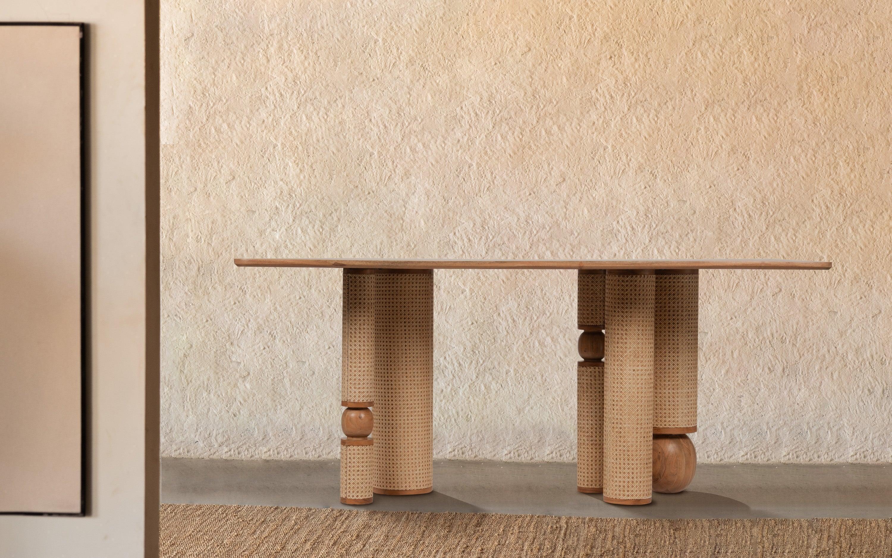 Buy Dining Table Selective Edition - Andaman Baratang Rectangle 6 Seater Dining Table by Orange Tree on IKIRU online store