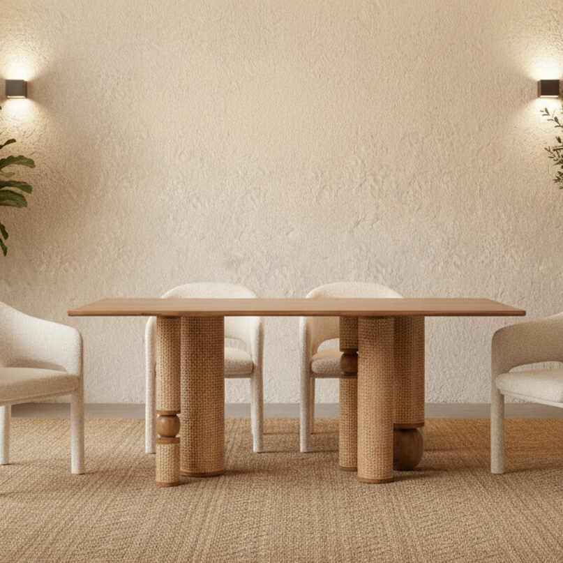 Andaman Baratang Rectangle 6 Seater Dining Table