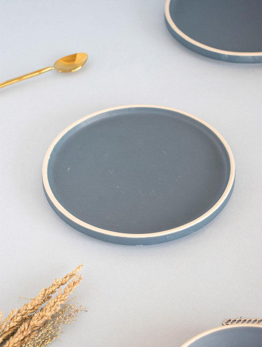 Buy Dinner Plates - Berlin Blue Quarter Plate - Set of 2 by The Table Fable on IKIRU online store