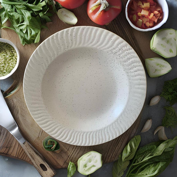 Buy Dinner Plates - Blanche Pasta Plate | Serving Tray & Decorative Platter by Ceramic Kitchen on IKIRU online store