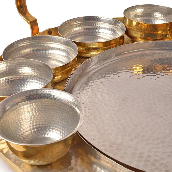 Buy Dinnerware Selective Edition - Cresent Thaali Set by Anantaya on IKIRU online store