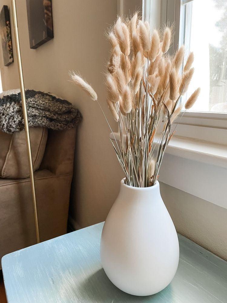 Brown Bunny Tails | Naturally Dried Flower Stick 30 Pcs Decorative Vase Filler