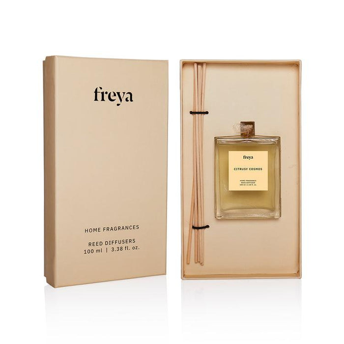 Buy Dried Flowers & Fragrance - Citrusy Cosmos Reed Diffuser by Freya Home on IKIRU online store