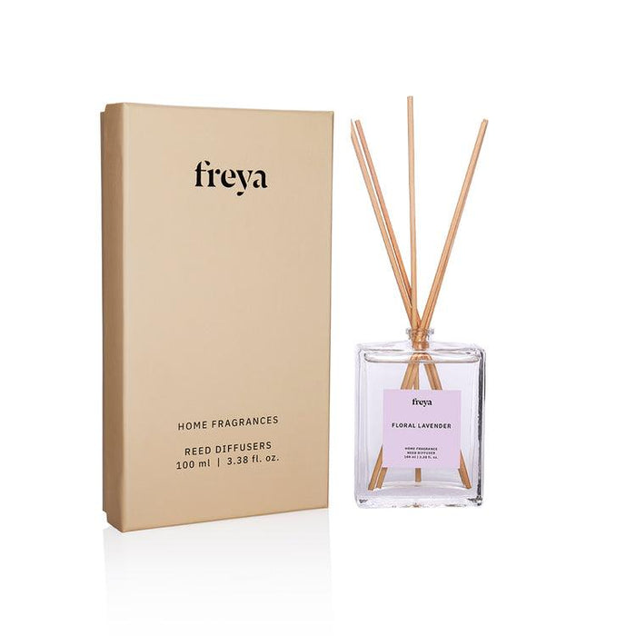 Buy Dried Flowers & Fragrance - Floral Lavender Reed Diffuser by Freya Home on IKIRU online store