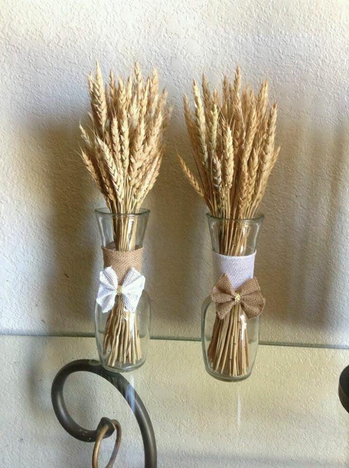 Buy Dried Flowers & Fragrance - Natural Dried Flower Wheat Grass Bouquet Set of 30 For Home Decor by Arte Casa on IKIRU online store