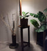 Buy Floor Lamp - Accent Wooden Floor Lamp with Beige Fabric Lampshade by Symplify on IKIRU online store