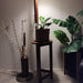 Buy Floor Lamp - Accent Wooden Floor Lamp with Beige Fabric Lampshade by Symplify on IKIRU online store