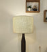 Buy Floor Lamp - Aristo Wooden Floor Lamp with Jute Fabric Lampshade by Symplify on IKIRU online store