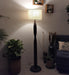 Buy Floor Lamp - Aristo Wooden Floor Lamp with Jute Fabric Lampshade by Symplify on IKIRU online store