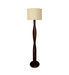 Buy Floor Lamp - Aristo Wooden Floor Lamp with Jute Fabric Lampshade by Symplify on IKIRU online store