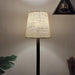 Buy Floor Lamp - Babel Wooden Floor Lamp with Beige Fabric Lampshade by Symplify on IKIRU online store