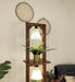 Buy Floor Lamp - Daffodil Wooden Floor Lamp with Jute Fabric Lampshade by Symplify on IKIRU online store