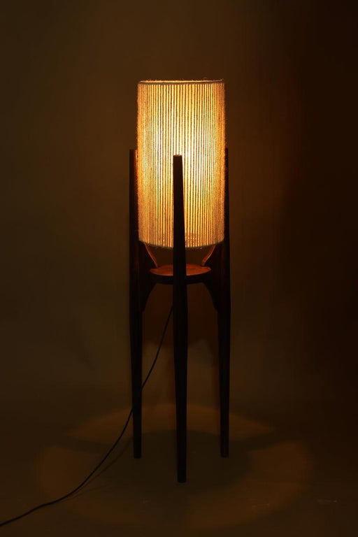 Buy Floor Lamp - Dome Floor Lamp by Lakkad Shala on IKIRU online store