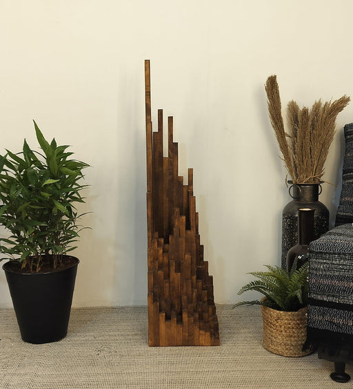 Buy Floor Lamp - Emanate Diffused Lighting Wooden Floor Lamp by Symplify on IKIRU online store