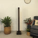 Buy Floor Lamp - Excalibur LED Wooden Floor Lamp With Brown Base by Symplify on IKIRU online store