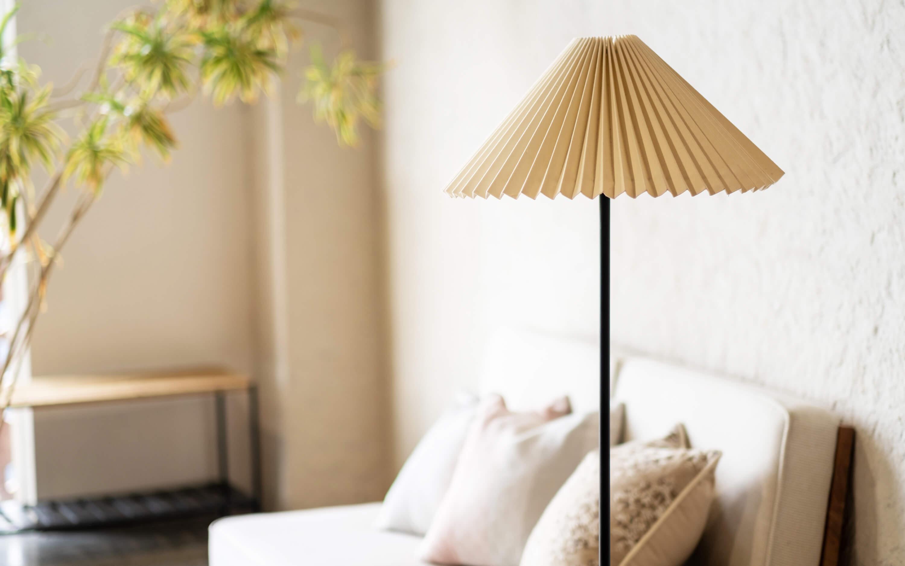 Buy Floor Lamp - Fanny Floor Lamp | Stand Lampshade for Bedroom by Orange Tree on IKIRU online store