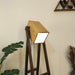 Buy Floor Lamp - Focal Wooden Floor Lamp with Beige Wooden Lampshade by Symplify on IKIRU online store