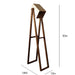 Buy Floor Lamp - Focal Wooden Floor Lamp with Beige Wooden Lampshade by Symplify on IKIRU online store