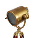 Buy Floor Lamp - Gold Wood Floor Lamp | Luxurious Tripod For Home by Pristine Interiors on IKIRU online store