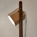 Buy Floor Lamp - HexSpot Wooden Floor Lamp with Beige Wooden Lampshade by Symplify on IKIRU online store