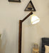 Buy Floor Lamp - Hinge Wooden Floor Lamp with Beige Fabric Lampshade by Symplify on IKIRU online store