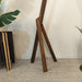 Buy Floor Lamp - Melman Wooden Floor Lamp with Beige Fabric Lampshade by Symplify on IKIRU online store