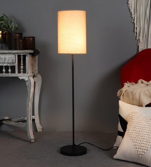 Buy Floor Lamp - Metal Floor Lamp | Standing Lampshade For Living Room by Pristine Interiors on IKIRU online store