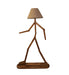 Buy Floor Lamp - Moonwalker Wooden Floor Lamp with Beige Fabric Lampshade by Symplify on IKIRU online store