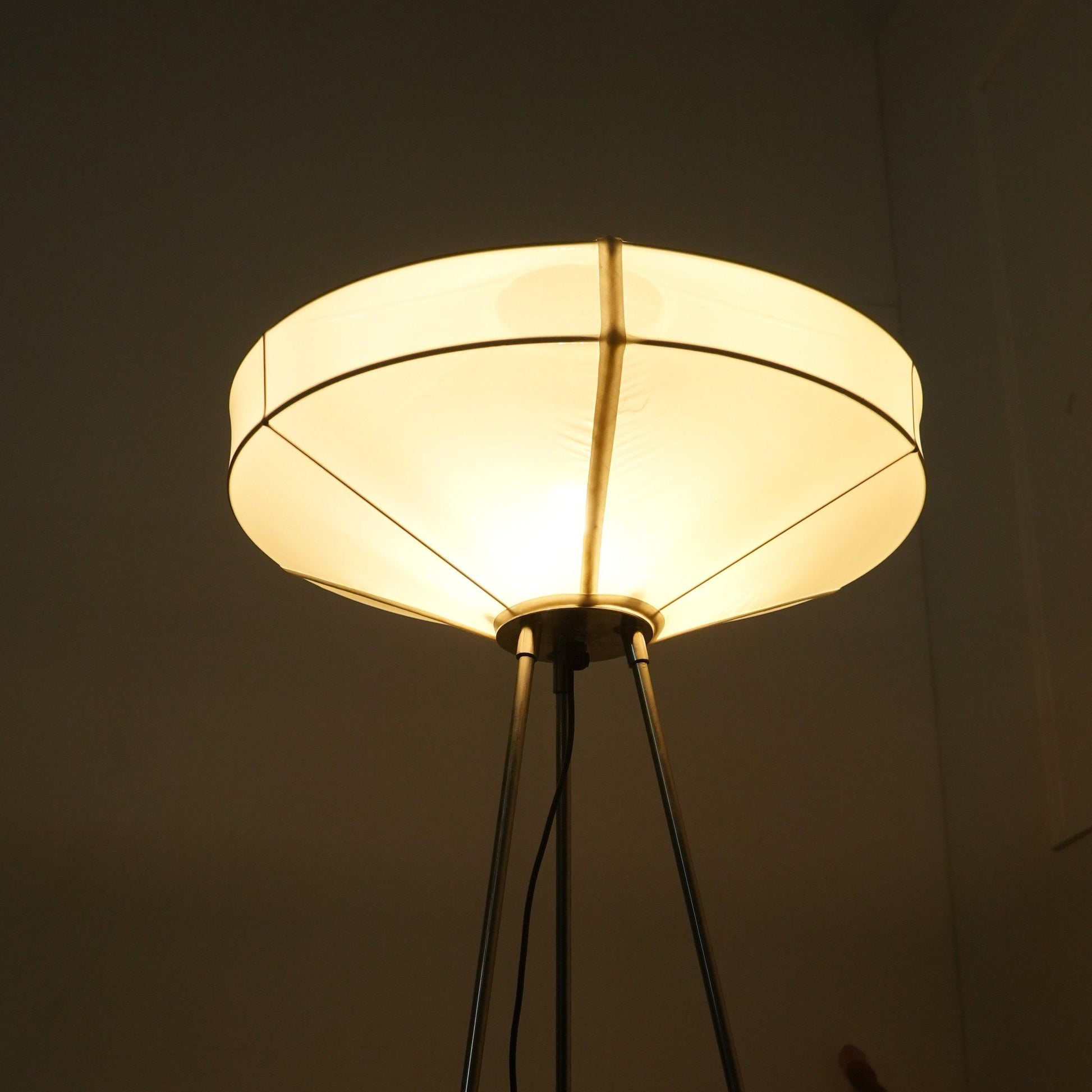 Buy Floor Lamp - Off White Fabric Space Rover Standing Floor Lamp Light For Living Room & Home Decoration by Fig on IKIRU online store